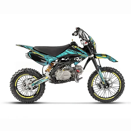 Питбайк Regulmoto SEVEN (Черный/ желтый /синий)