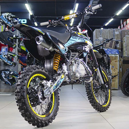 Питбайк Regulmoto SEVEN (Черный/ желтый /синий)
