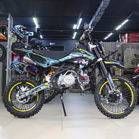 Питбайк Regulmoto SEVEN (Черный/ желтый /синий)