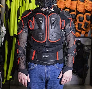 Защита тела (черепаха) ROCKOT Lite (черн/красн, XL)
