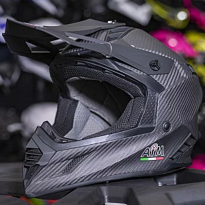 Шлем кроссовый AiM RH855 Carbon 3K