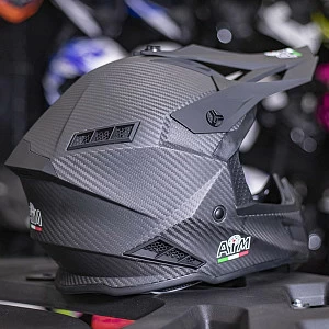 Шлем кроссовый AiM RH855 Carbon 3K
