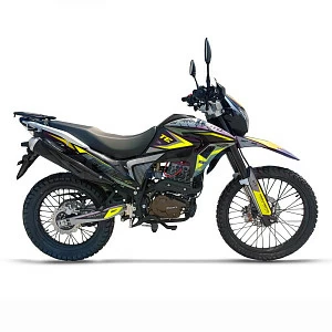 Мотоцикл Regulmoto TE 4 valve oil (Черный/ желтый, 200037-1)