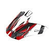 Козырек для шлема ATAKI SC-18 BLAZE (красн/сер/кисл зел мат)