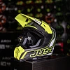 Шлем кроссовый JUST1 J22 Carbon Fluo (кисл желт мат, M)