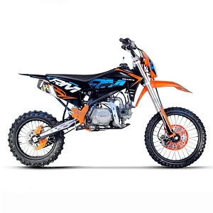 Питбайк Regulmoto SPITFIRE 17/14 PRO, 140сс (Черный/оранжевый, 204818-1)