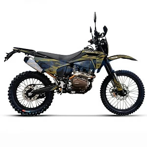 Мотоцикл Regulmoto ZZ PR 300 6 передач с ПТС (Черный/ зеленый, 158754-1)