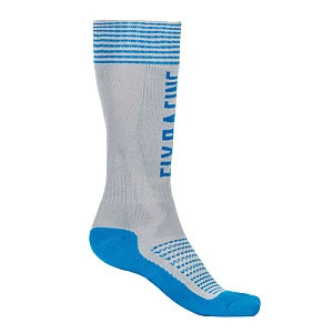 Гольфы FLY RACING MX Pro (толстые) серые/синие  S/M